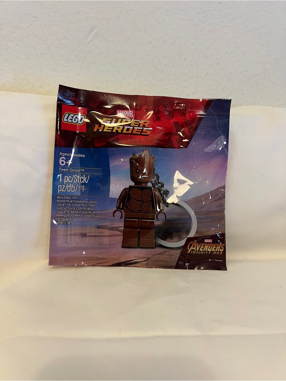 Lego Keychain Groot 🌱 Marvel Super Heros 🦸 Teen Groot Guardians of the Galaxy 🌌